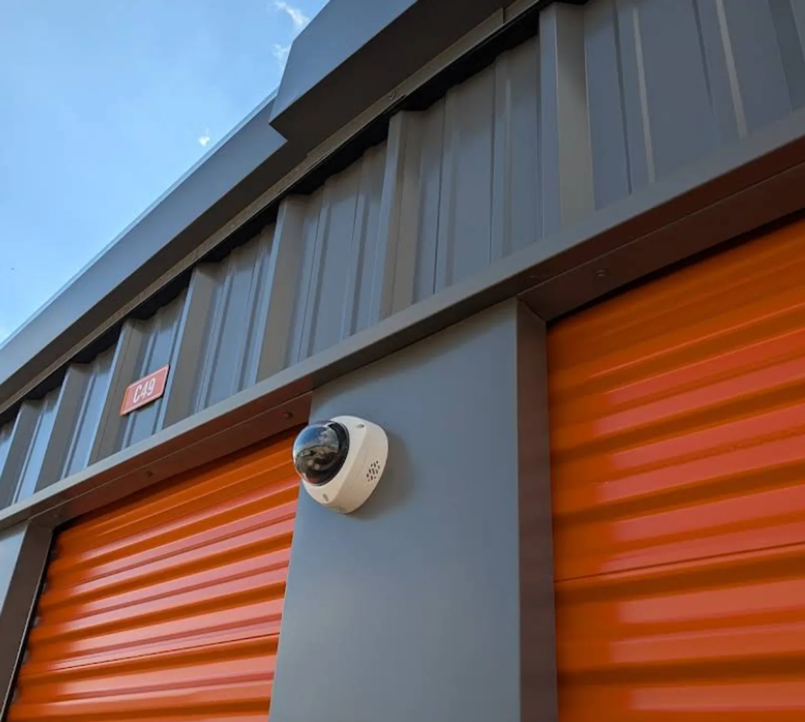 Security cameras at Bourbon County Storage in Fort Scott, Kansas