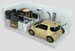 10x20 storage unit with household contents